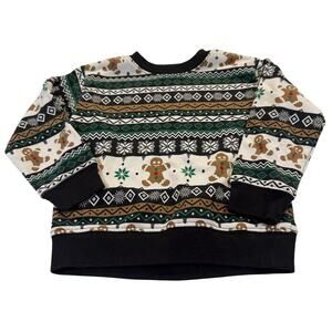 Holiday Time Toddler 3T Gingerbread Long Sleeve Sweater